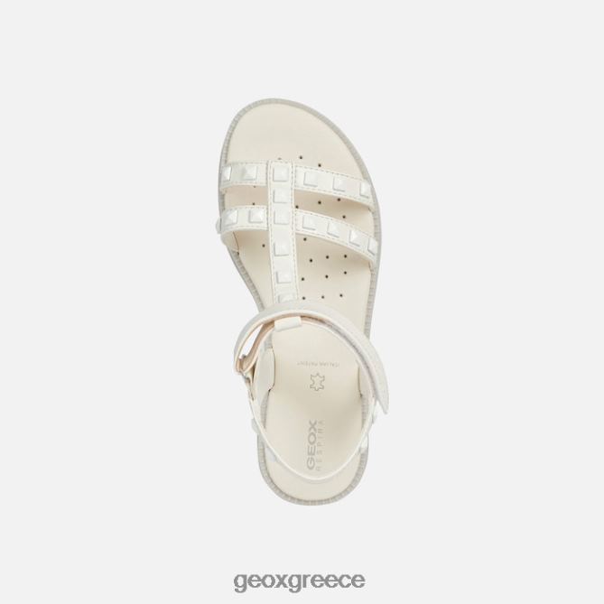 4DBLR01901 άσπρο Geox σανδάλι karly κορίτσι