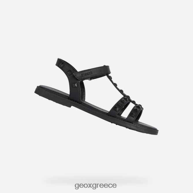 4DBLR01902 μαύρος Geox σανδάλι karly κορίτσι