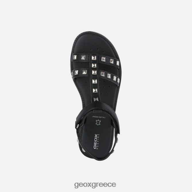 4DBLR01903 μαύρος Geox σανδάλι karly κορίτσι