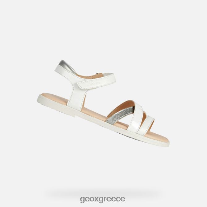 4DBLR01905 άσπρο Geox σανδάλι karly κορίτσι