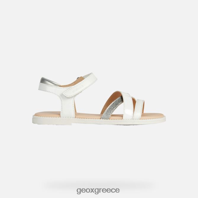 4DBLR01905 άσπρο Geox σανδάλι karly κορίτσι