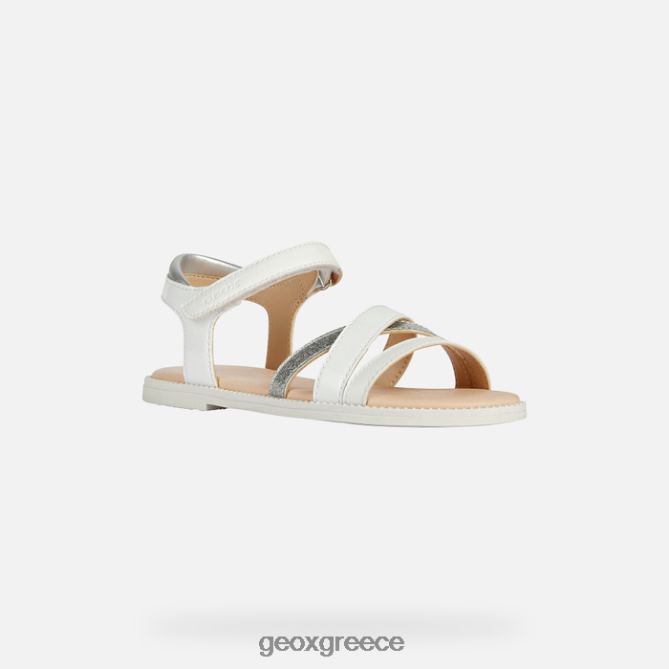 4DBLR01905 άσπρο Geox σανδάλι karly κορίτσι