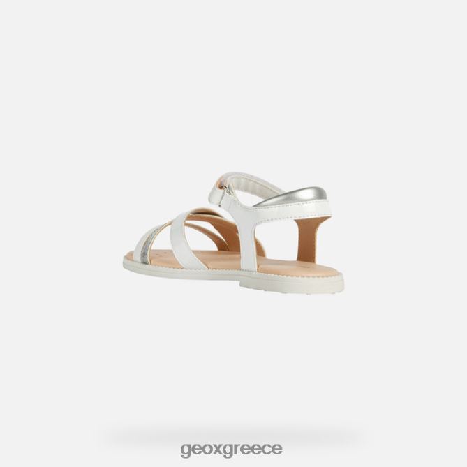 4DBLR01905 άσπρο Geox σανδάλι karly κορίτσι