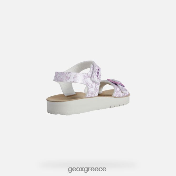 4DBLR01940 λευκό/ροζ Geox σανδάλι costarei girl