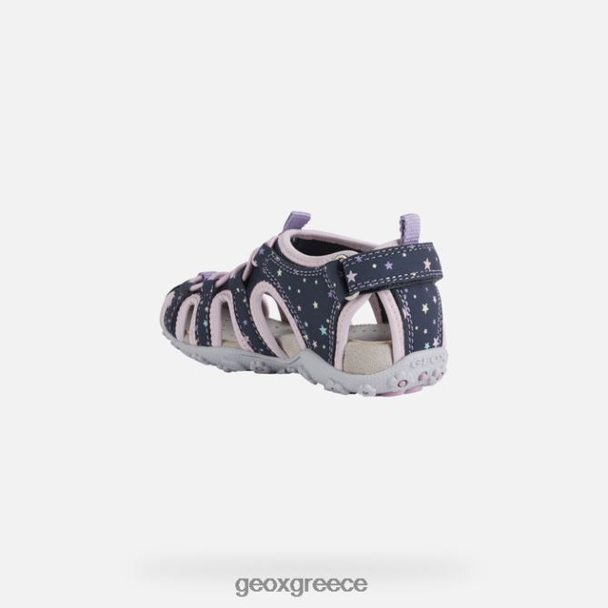 4DBLR05 ναυτικό/ροζ Geox Ρωξάνη κορίτσι