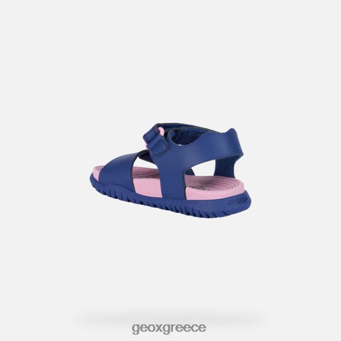 4DBLR0990 ναυτικό/σκούρο ροζ Geox σανδάλι fusbetto junior