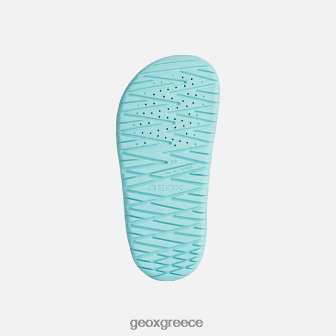 4DBLR0992 πράσινο της θάλασσας/λιλά Geox σανδάλι fusbetto junior