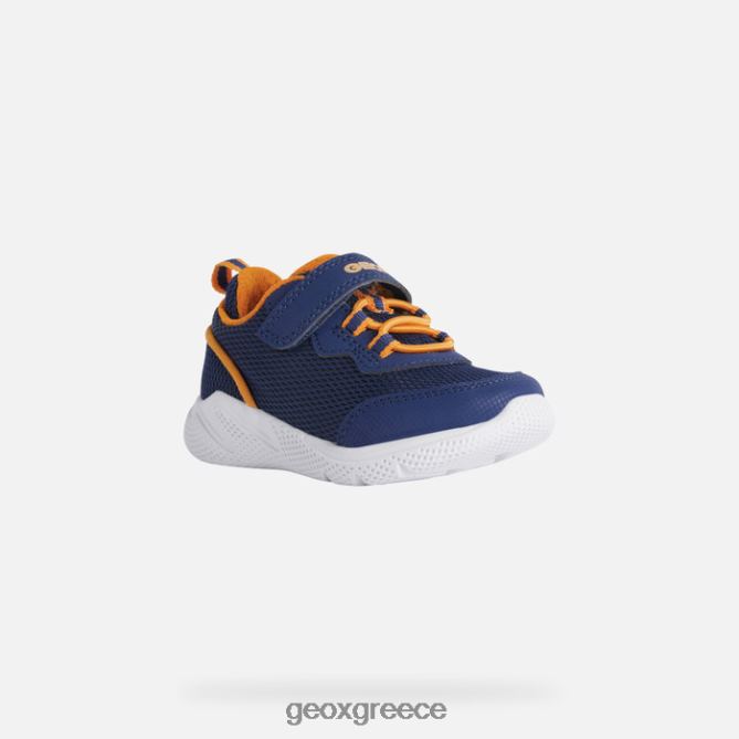 4DBLR01463 ναυτικό/πορτοκαλί Geox sprintye μωρό μου