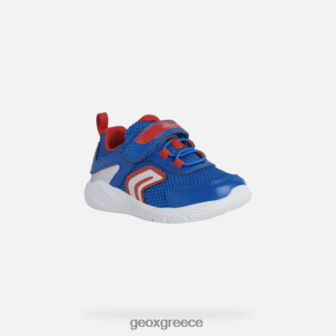 4DBLR01526 βασιλικό/κόκκινο Geox sprintye μωρό μου