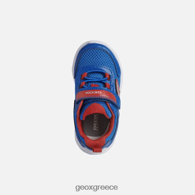 4DBLR01526 βασιλικό/κόκκινο Geox sprintye μωρό μου