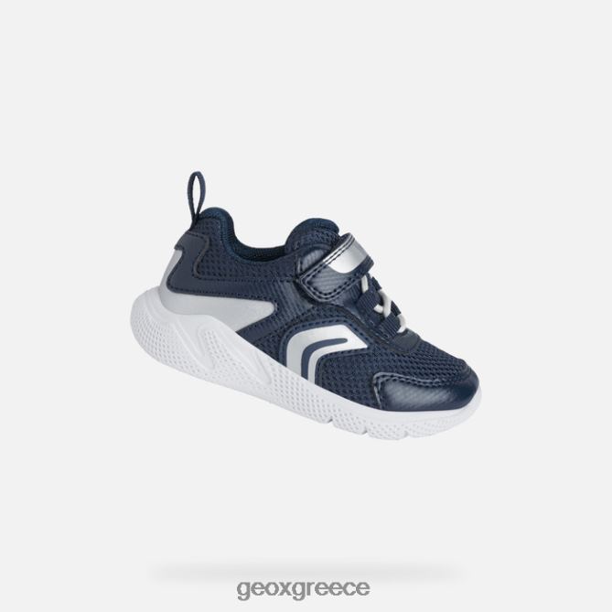 4DBLR01527 ναυτικό/dk ασημί Geox sprintye μωρό μου