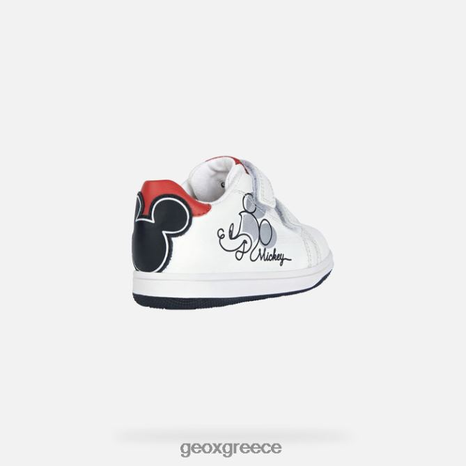 4DBLR01553 άσπρο μαύρο Geox νέα ταινία μωρό