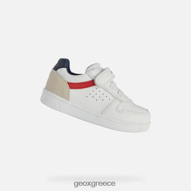 4DBLR01579 λευκό/κόκκινο Geox νήπιο djrock