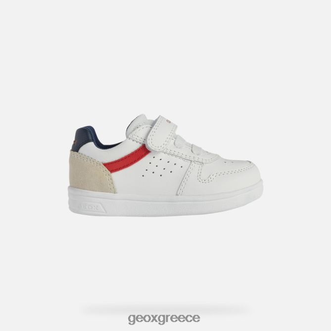 4DBLR01579 λευκό/κόκκινο Geox νήπιο djrock