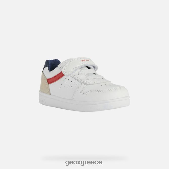 4DBLR01579 λευκό/κόκκινο Geox νήπιο djrock