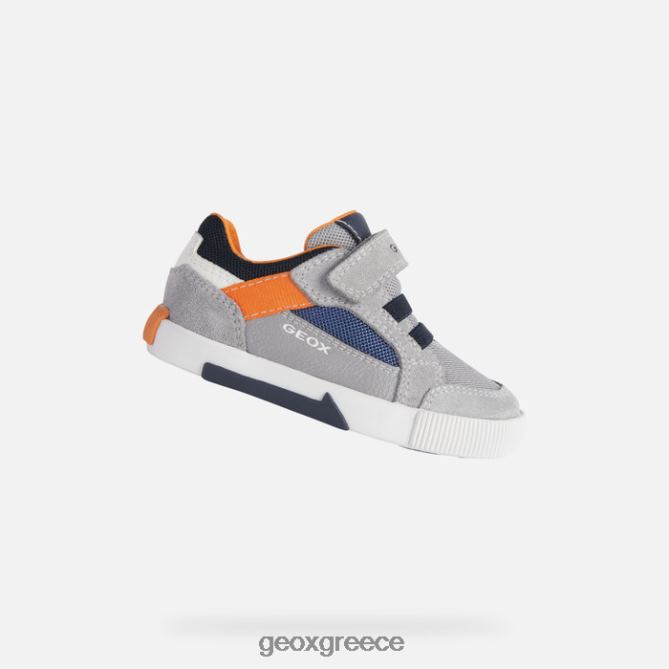 4DBLR01592 ανοιχτό γκρι/πορτοκαλί Geox νήπιο ακτινίδιο