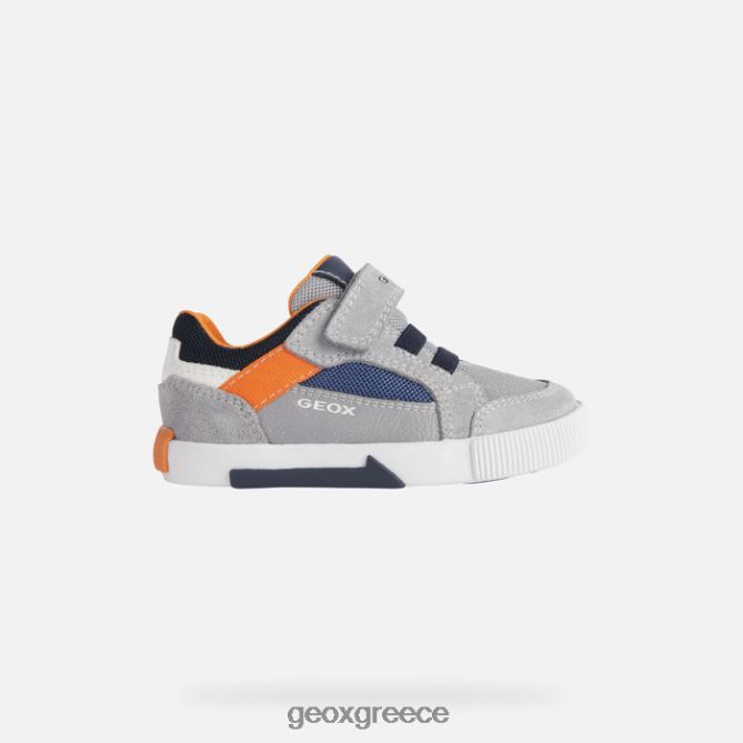 4DBLR01592 ανοιχτό γκρι/πορτοκαλί Geox νήπιο ακτινίδιο
