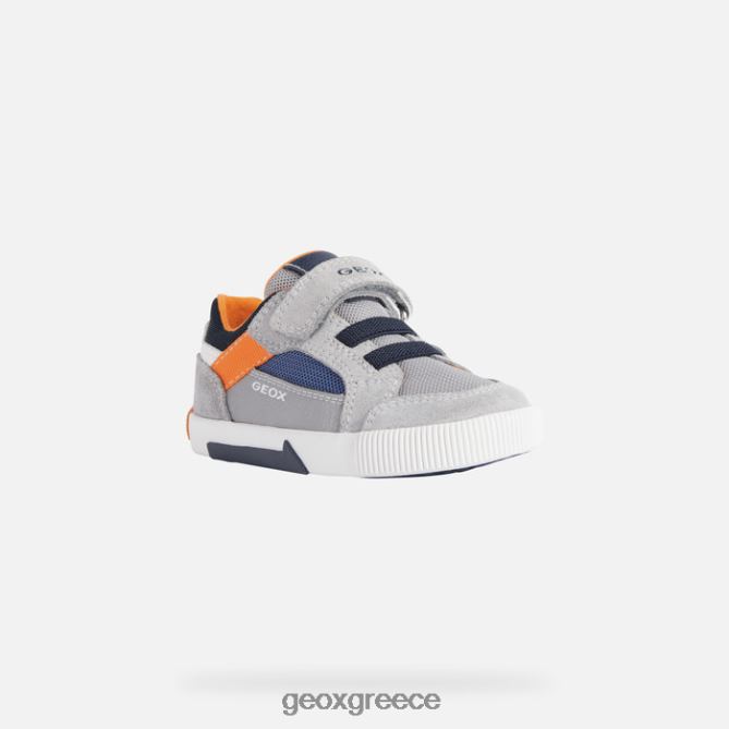 4DBLR01592 ανοιχτό γκρι/πορτοκαλί Geox νήπιο ακτινίδιο