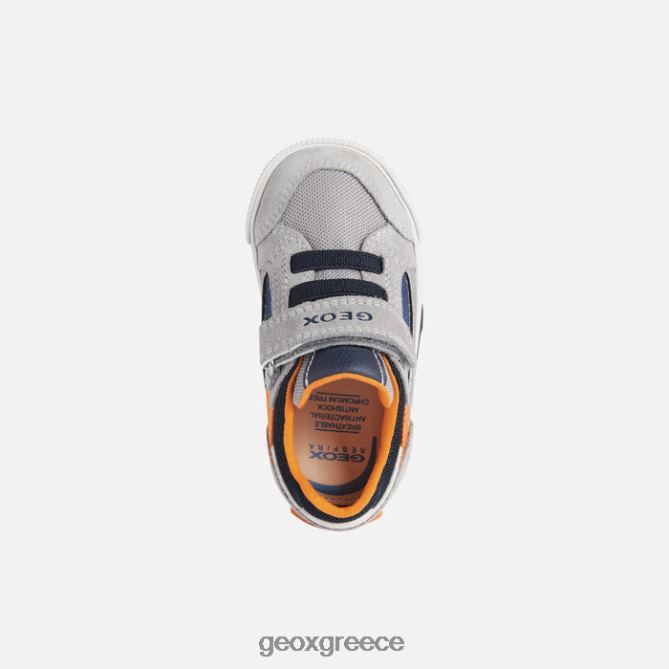 4DBLR01592 ανοιχτό γκρι/πορτοκαλί Geox νήπιο ακτινίδιο