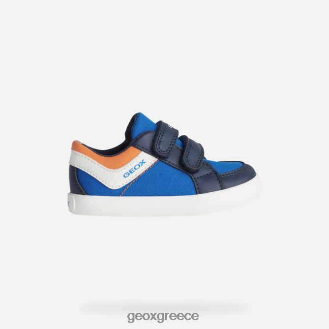 4DBLR01645 βασιλικό/πορτοκαλί Geox gisli νήπιο