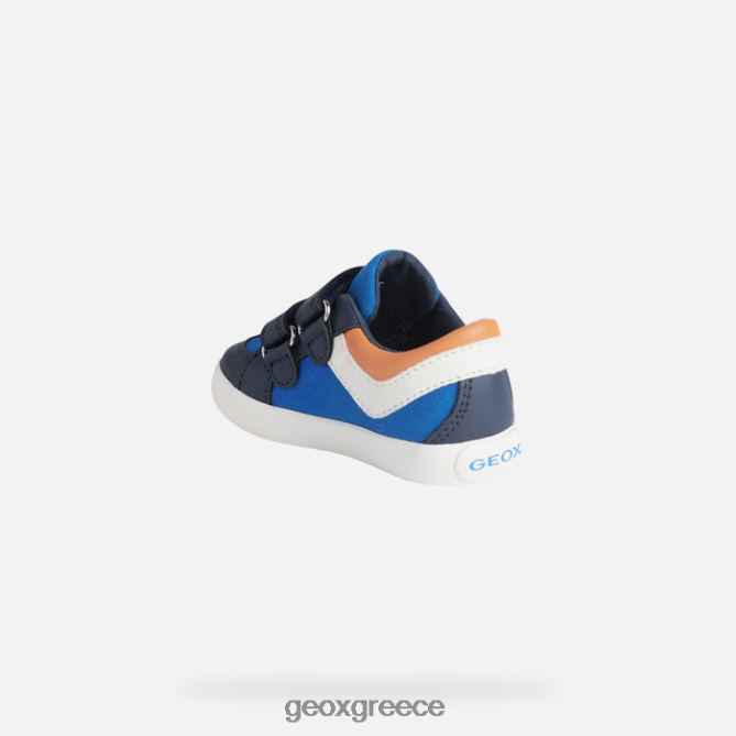 4DBLR01645 βασιλικό/πορτοκαλί Geox gisli νήπιο