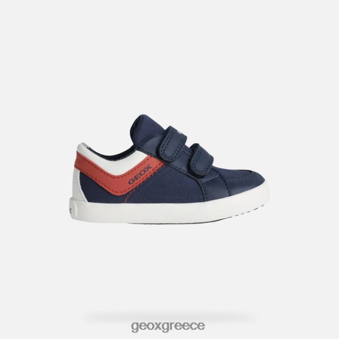 4DBLR01646 ναυτικό/σκούρο κόκκινο Geox gisli νήπιο