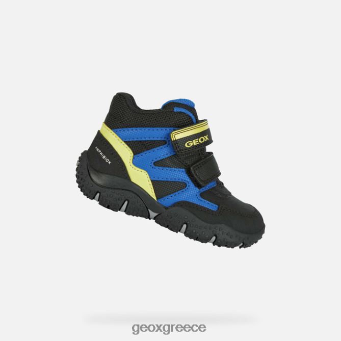 4DBLR01568 μαύρο/λάιμ Geox νήπιο baltic abx