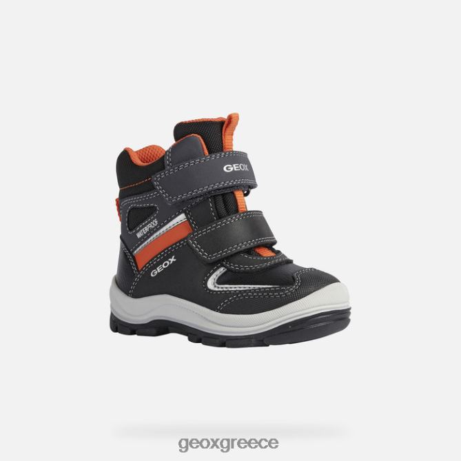 4DBLR01633 μαύρο/πορτοκαλί Geox νήπιο flanfil