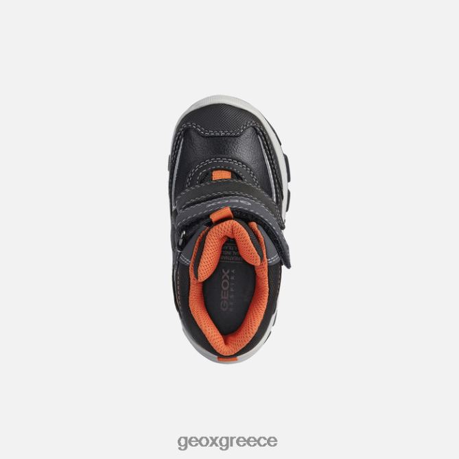 4DBLR01633 μαύρο/πορτοκαλί Geox νήπιο flanfil