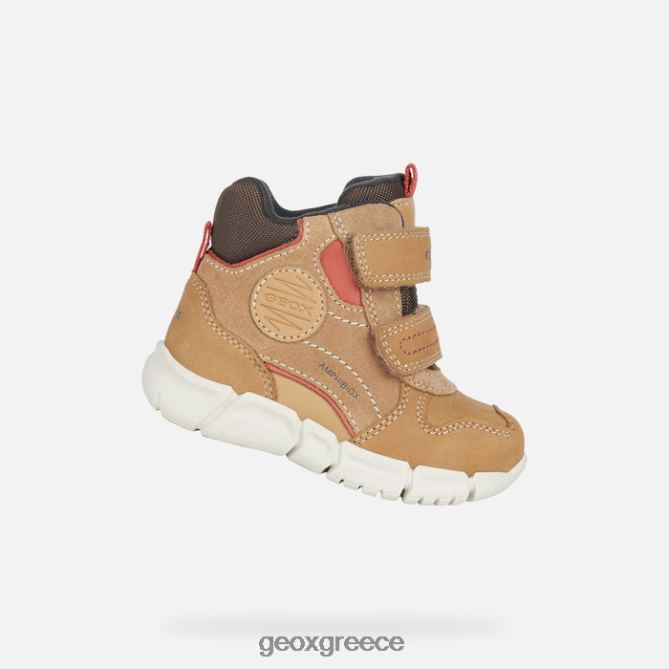 4DBLR02027 ουίσκι/καφέ Geox flexyper abx μωρό