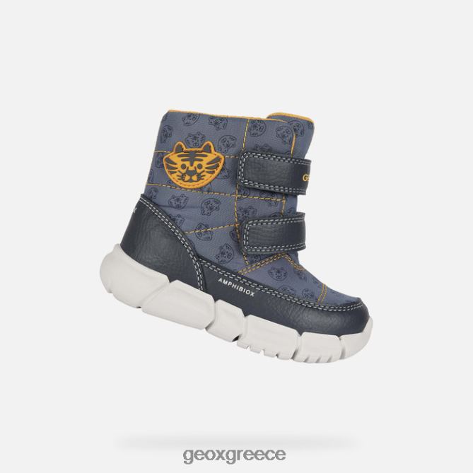 4DBLR0890 avio/ωχροκίτρινο Geox flexyper abx μωρό