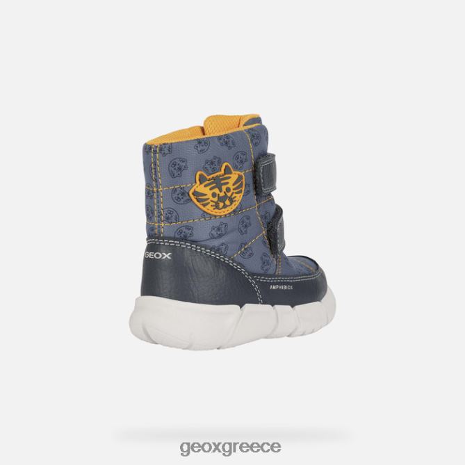 4DBLR0890 avio/ωχροκίτρινο Geox flexyper abx μωρό