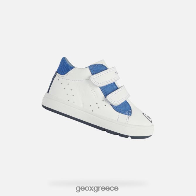 4DBLR01429 λευκό/βασιλικό Geox biglia μωρό