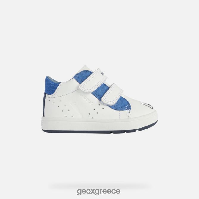 4DBLR01429 λευκό/βασιλικό Geox biglia μωρό