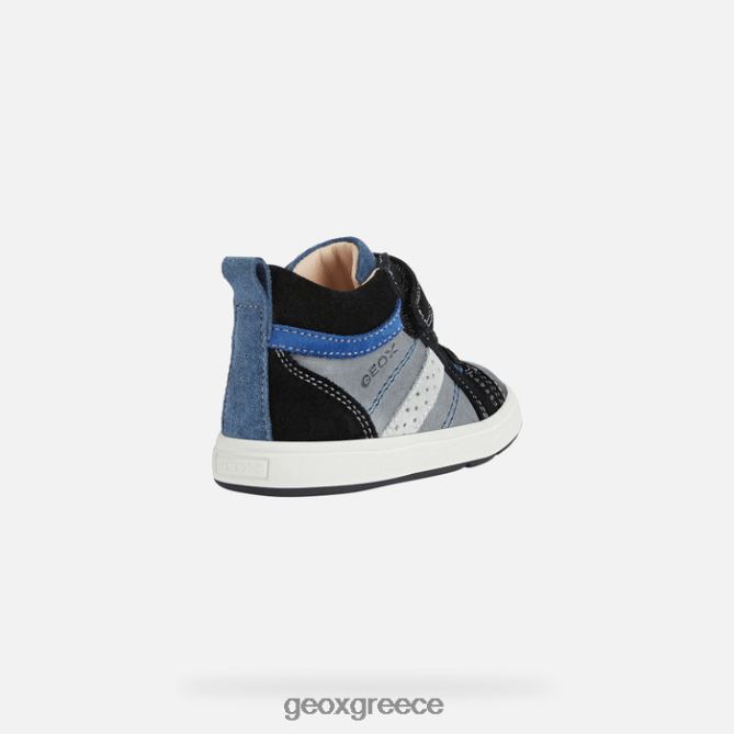 4DBLR01478 μαύρο/ανθρακί Geox biglia αγοράκι