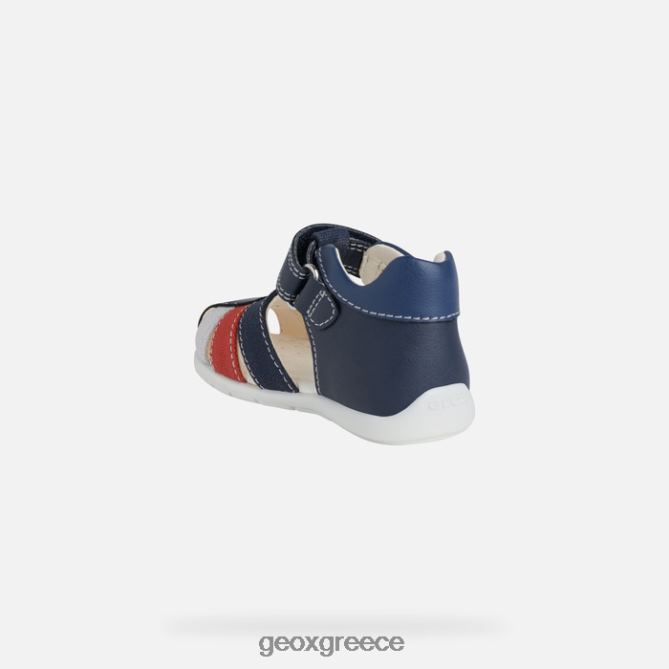 4DBLR01484 σκούρο ναυτικό/κόκκινο Geox ελθαν αγοράκι