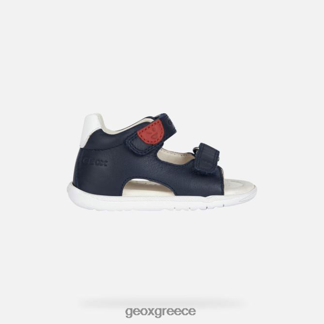 4DBLR01552 ΠΟΛΕΜΙΚΟ ΝΑΥΤΙΚΟ Geox σανδάλι macchia baby