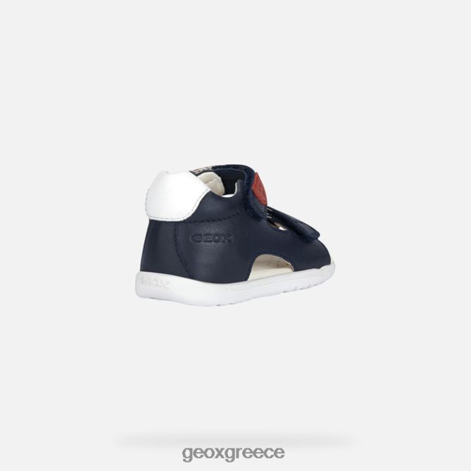 4DBLR01552 ΠΟΛΕΜΙΚΟ ΝΑΥΤΙΚΟ Geox σανδάλι macchia baby