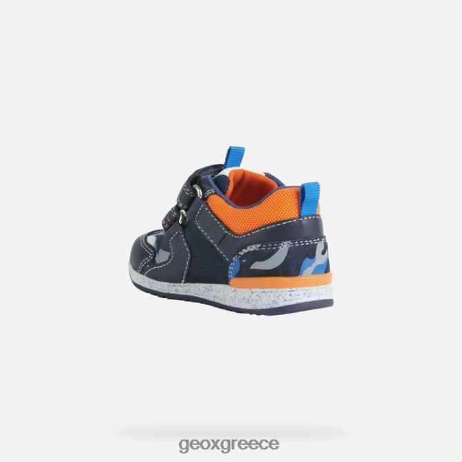 4DBLR01586 ναυτικό/ανοιχτό πορτοκαλί Geox rishon αγοράκι