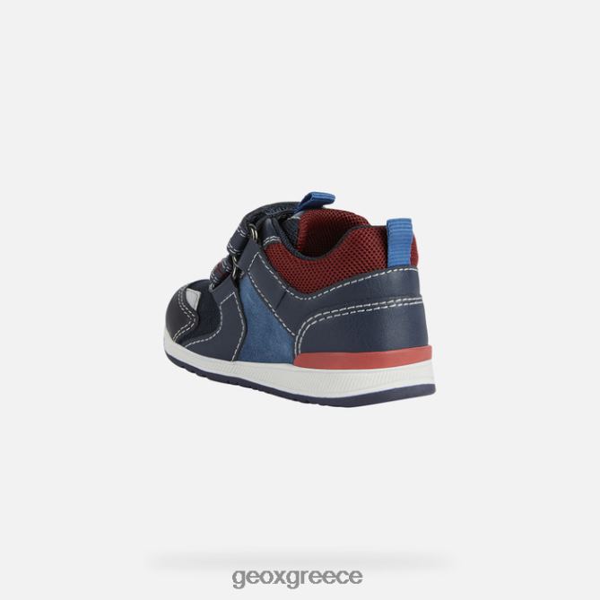 4DBLR01615 σκούρο ναυτικό/σκούρο κόκκινο Geox rishon αγοράκι