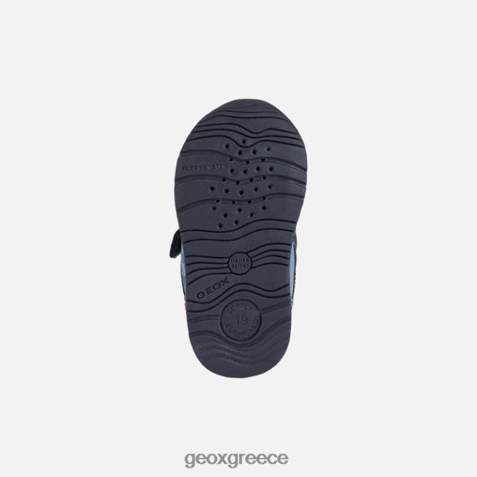 4DBLR01615 σκούρο ναυτικό/σκούρο κόκκινο Geox rishon αγοράκι