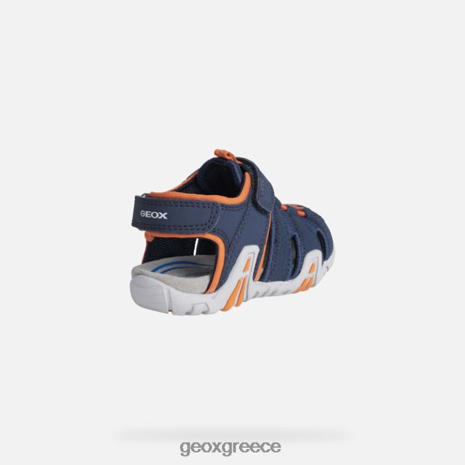 4DBLR01448 ναυτικό/πορτοκαλί Geox νήπιο κραζέ
