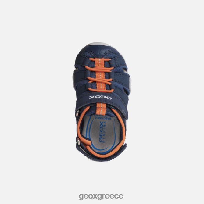 4DBLR01448 ναυτικό/πορτοκαλί Geox νήπιο κραζέ