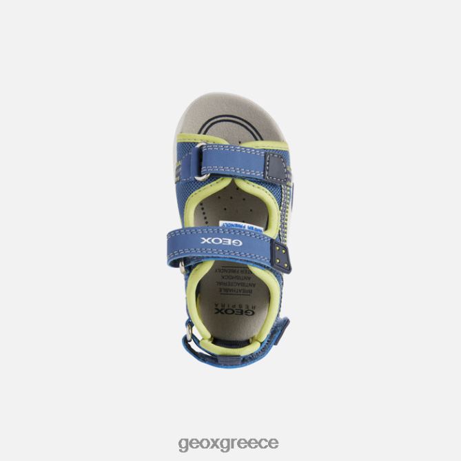 4DBLR01495 γαλάζιο/λάιμ Geox σανδάλι multy νήπιο