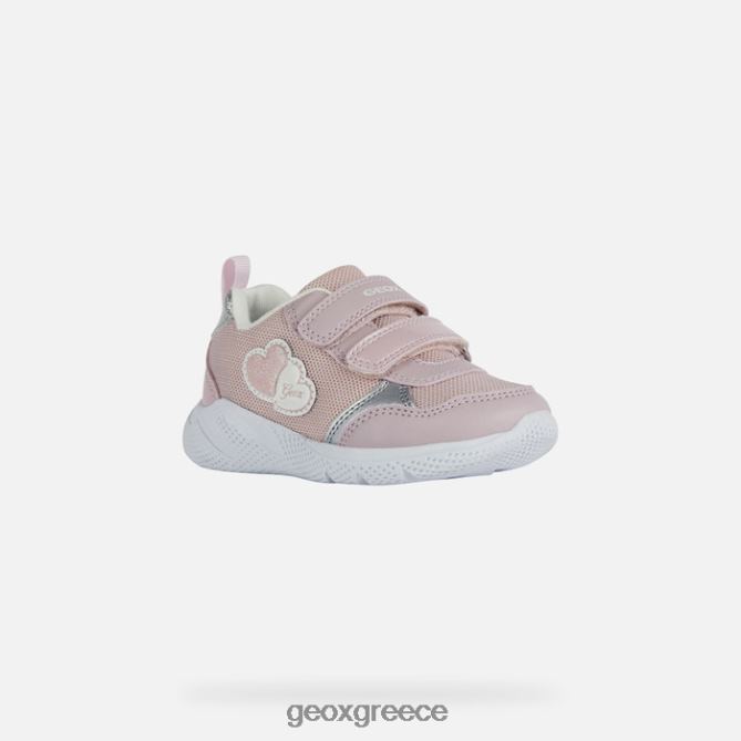 4DBLR01034 ροζ/ασημί Geox sprintye νήπιο