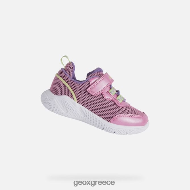 4DBLR01438 φούξια/όξινο πράσινο Geox sprintye μωρό μου