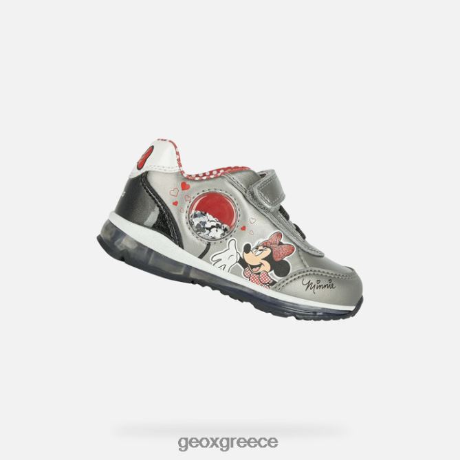 4DBLR01486 ασημί/κόκκινο Geox todo μωρό