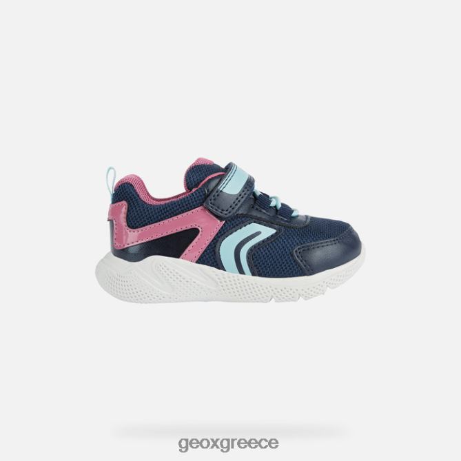 4DBLR01488 ναυτικό/φούξια Geox sprintye νήπιο