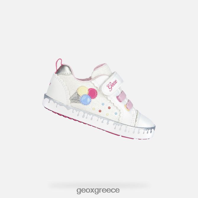 4DBLR01530 άσπρο Geox νήπιο ακτινίδιο