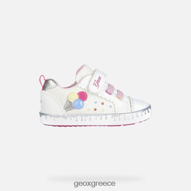 4DBLR01530 άσπρο Geox νήπιο ακτινίδιο